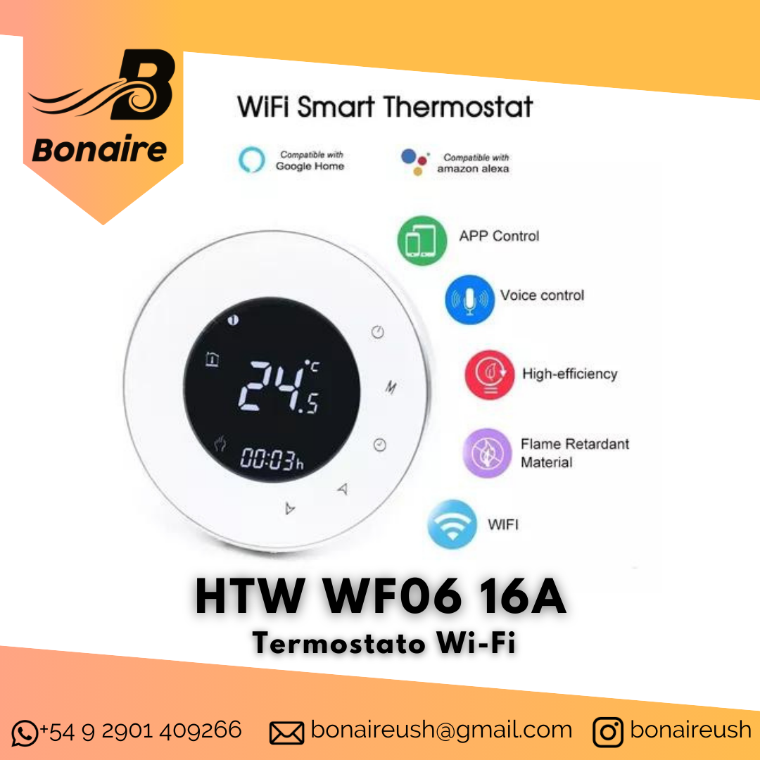 Termostato Wi-Fi HTW WF06 16A - Imagen 2