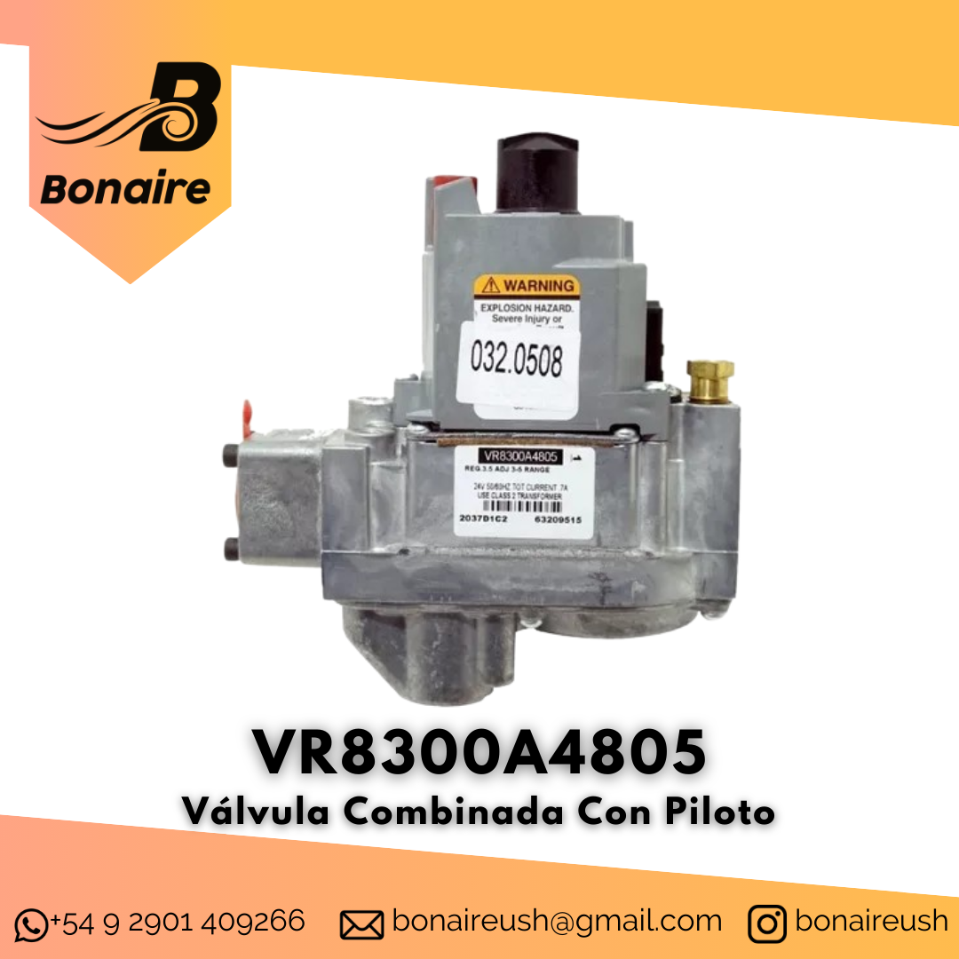 Válvula Combinada VR8300A4805 Con Piloto - Imagen 2