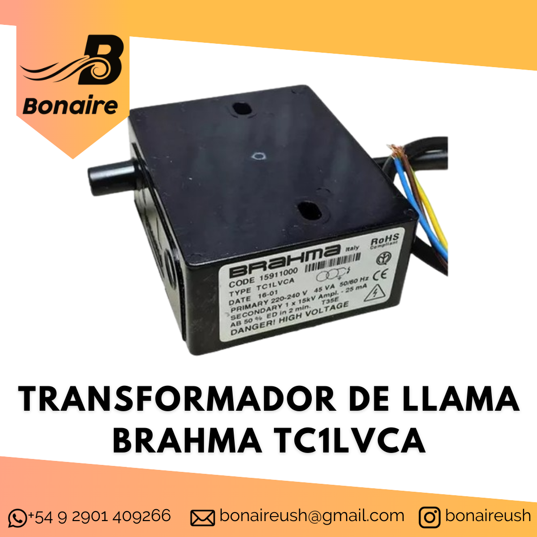 Transformador De Llama Intermitente TC1LVCA Brahma